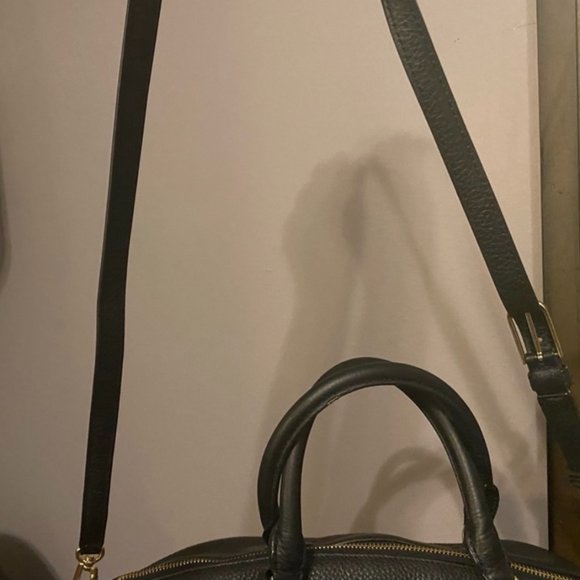 Black leather Tory Burch satchel - Picture 5 of 7